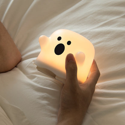 Silicone Face Night Light with Tap Control (photo 10)
