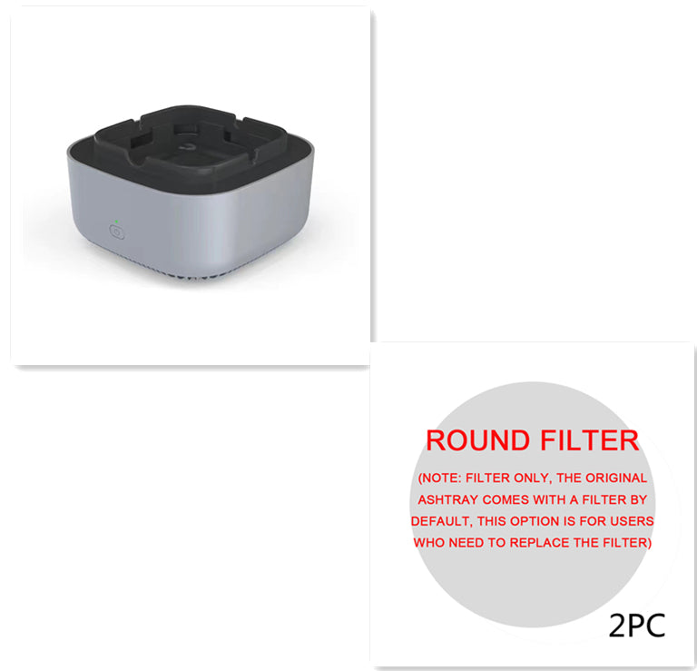 Ashtray with Built-In Fan and Replaceable Filter (photo 31)