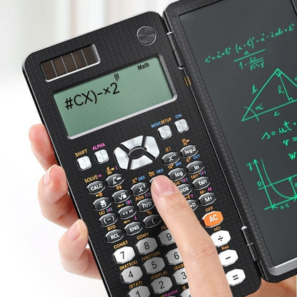 Foldable Scientific Calculator with LCD Writing Pad (photo 2)
