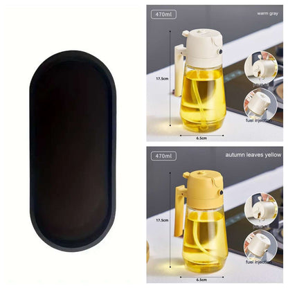2-in-1 Glass Oil Sprayer and Pourer, 470 ml (photo 29)