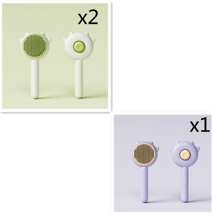 Self-Cleaning Slicker Brush for Cats and Dogs – Set6