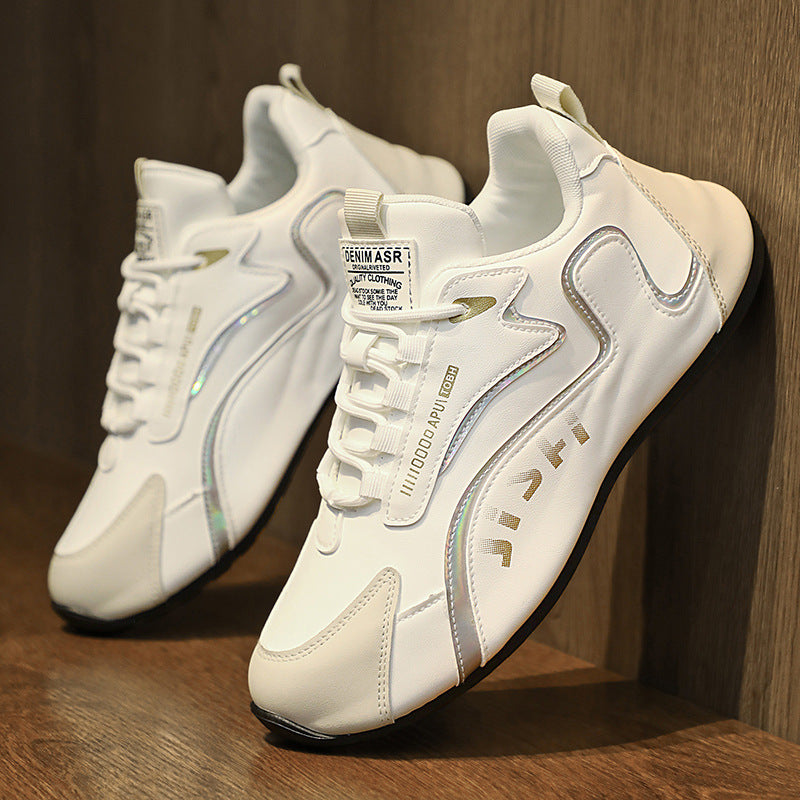 Men's Colorblock Lace-Up Low-Top Sneakers (photo 4)