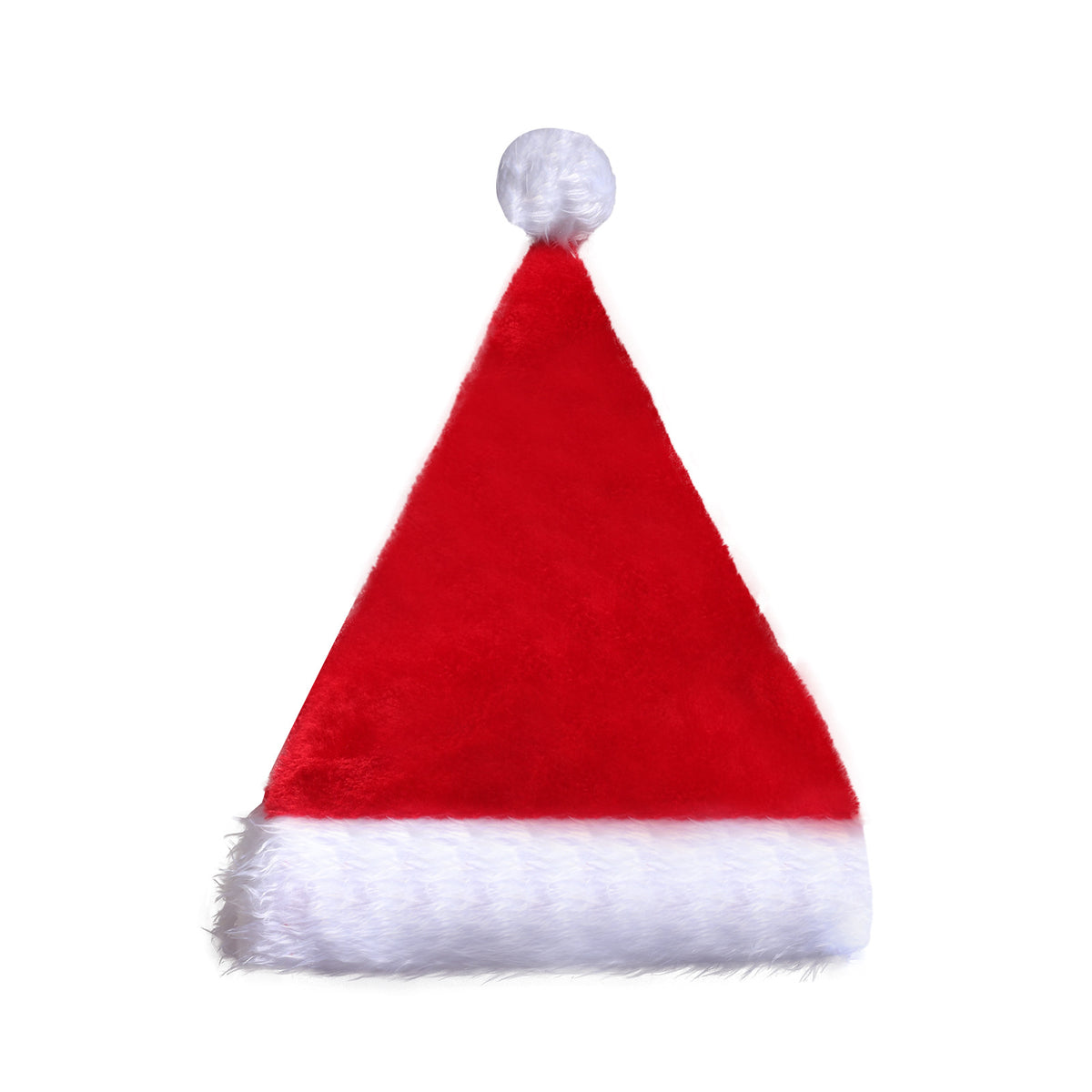 LED Light-Up Plush Santa Hat (photo 8)