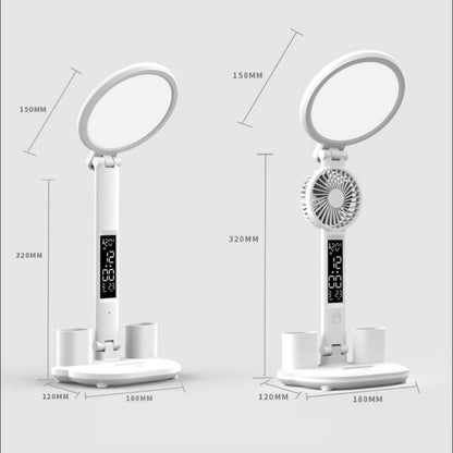 Rechargeable LED Desk Lamp with Clock (photo 7)