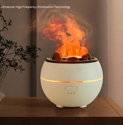 Flame Effect Aroma Diffuser with Timer, 300 ml (photo 13)