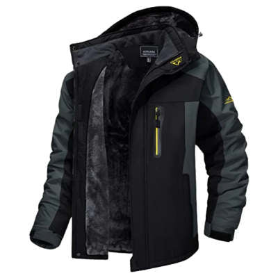 Men's Fleece-Lined Hooded Parka Jacket (photo 16)