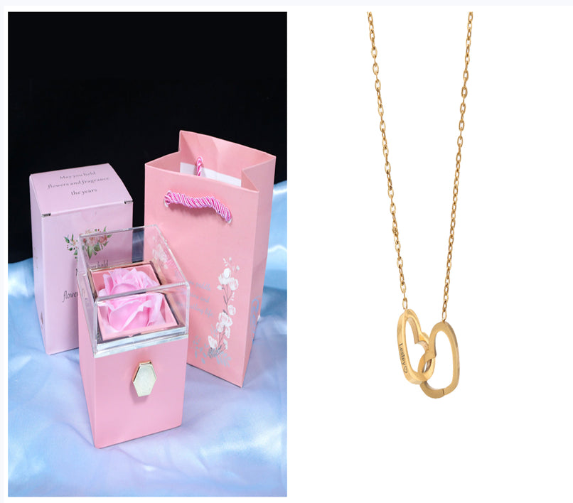 Rotating Soap Rose Jewelry Gift Box (photo 25)