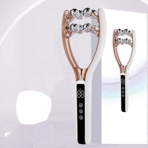 Facial Roller Massager with EMS and Red and Blue Light (photo 7)