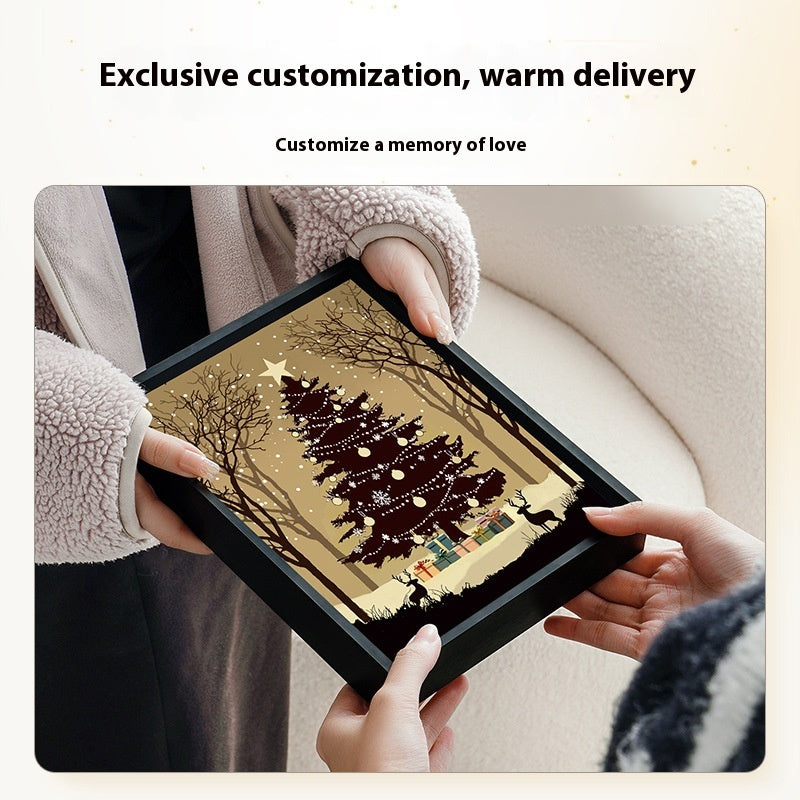 Light-Up Christmas Tree Picture with Bluetooth Speaker (photo 4)