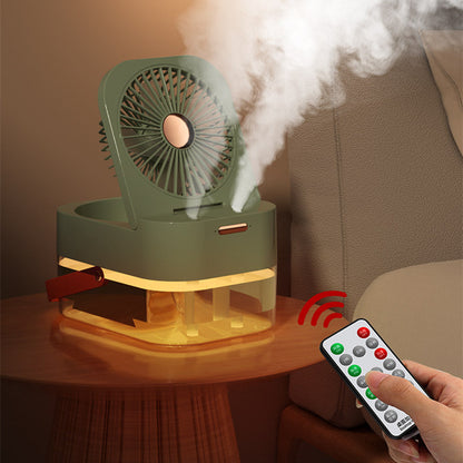 USB Mist Humidifier Fan with Night Light, 2.5 L (photo 6)