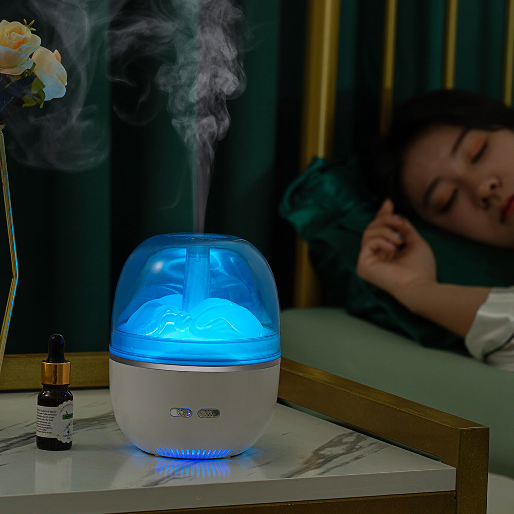 Ultrasonic Mini Humidifier with Color-Changing Light, USB (photo 6)