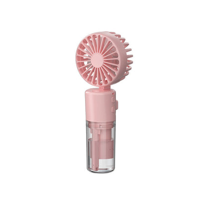 Handheld Mist Spray Fan, 4 Speeds, USB Rechargeable (photo 10)