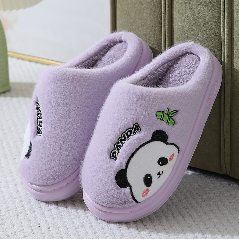 Cartoon Panda Thick-Sole House Slippers (photo 6)