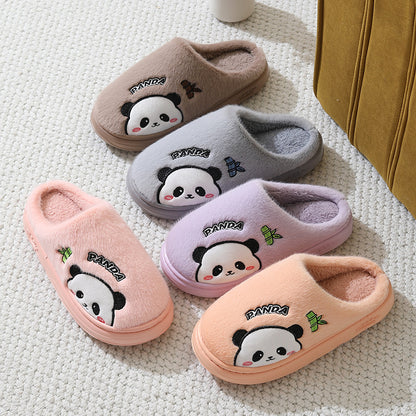 Cartoon Panda Thick-Sole House Slippers (photo 5)