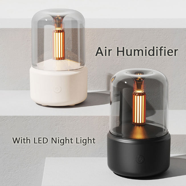 Candle-Look Mini Humidifier and Aroma Diffuser, 120 ml, USB (photo 2)