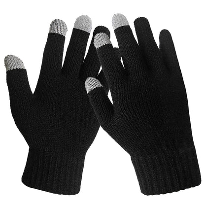Unisex Touchscreen Knit Gloves (photo 9)