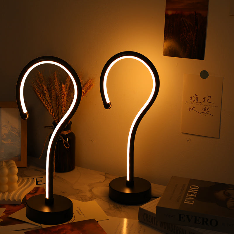 Question Mark Table Lamp, USB, 3 Color Temperatures (photo 5)