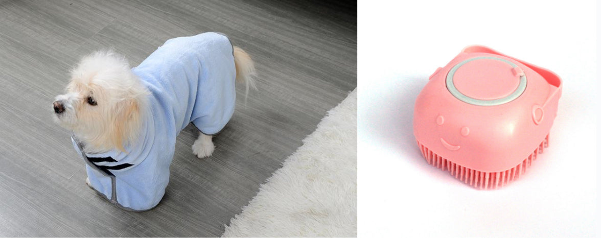 Microfiber Pet Bathrobe Towel (photo 27)