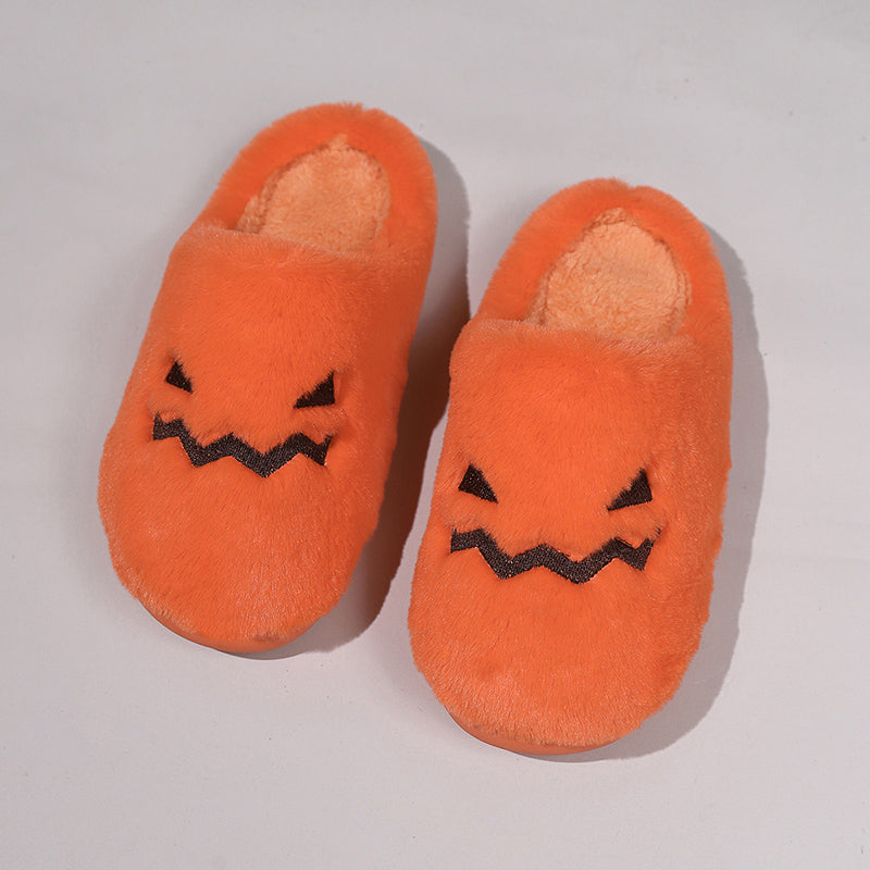 Pumpkin Plush House Slippers (photo 5)