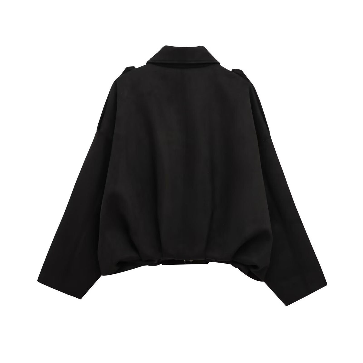 Faux Suede Zip-Up Jacket with Matching Pants and Skirt Options (photo 9)
