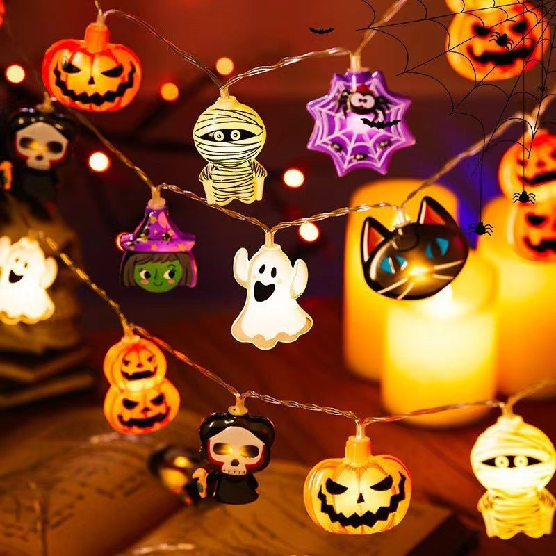 Halloween PVC LED String Lights, Battery Powered (photo 11)