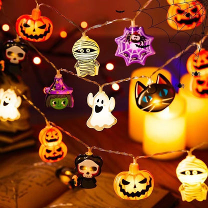 Halloween PVC LED String Lights, Battery Powered (photo 11)