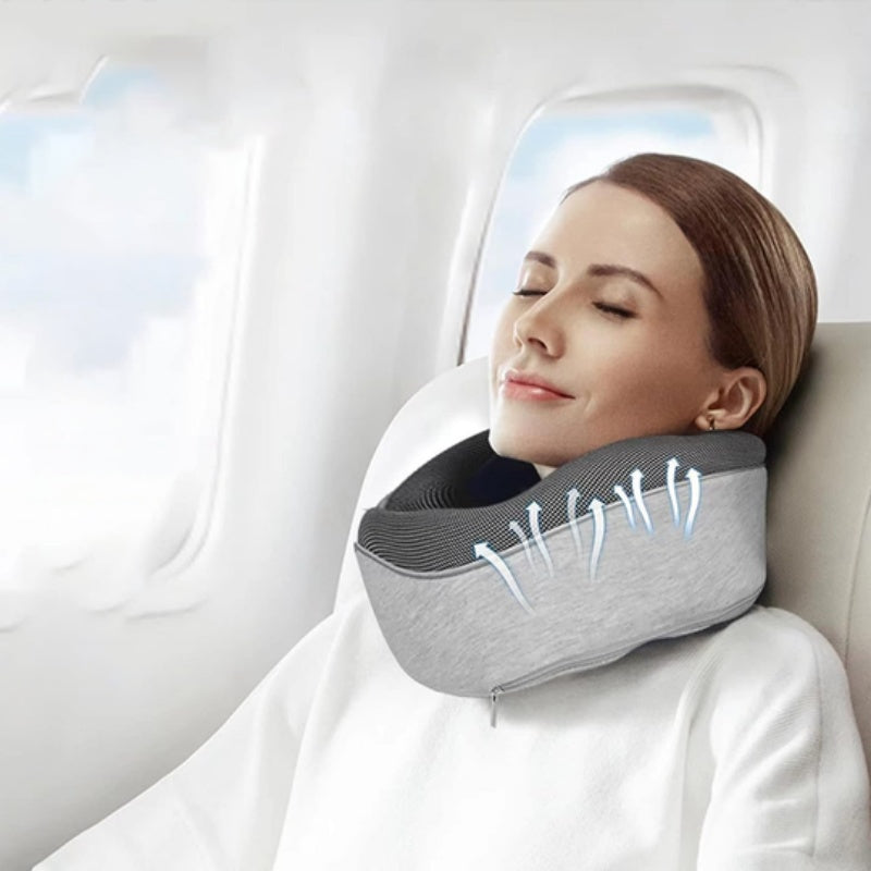 Memory Foam U-Shaped Travel Neck Pillow (photo 6)