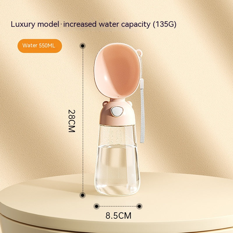 Portable Pet Water Bottle with Food Container (photo 13)