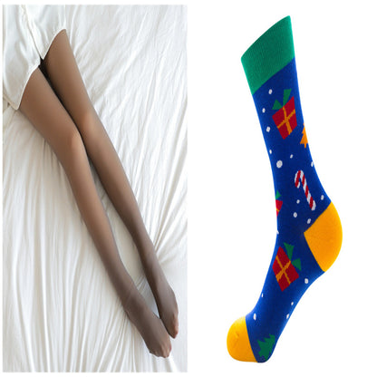 Women's Fleece-Lined Sheer-Look Tights (photo 38)