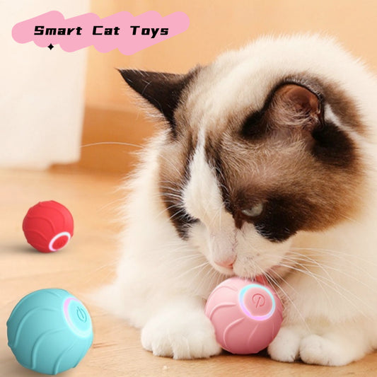 Automatic Bouncing Cat Ball Toy