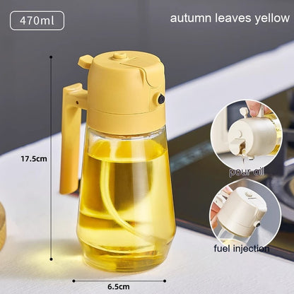 2-in-1 Glass Oil Sprayer and Pourer, 470 ml (photo 8)