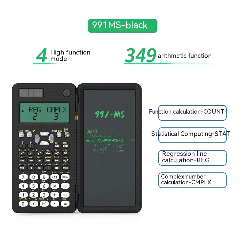 Foldable Scientific Calculator with LCD Writing Pad (photo 22)