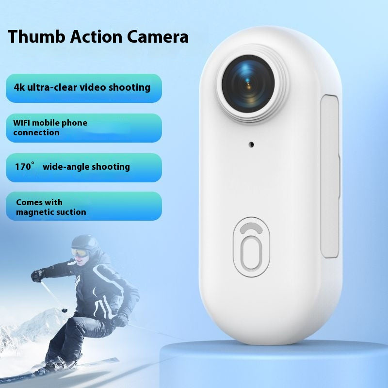 Mini Thumb-Size Action Camera with Magnetic Mount (photo 2)