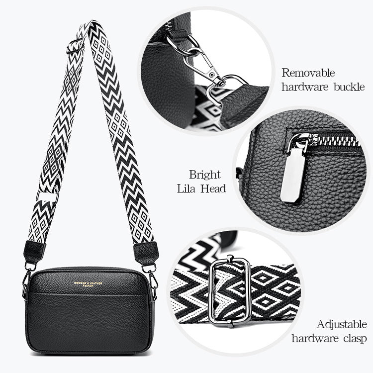 Embroidered Rhombus Crossbody Square Bag (photo 12)