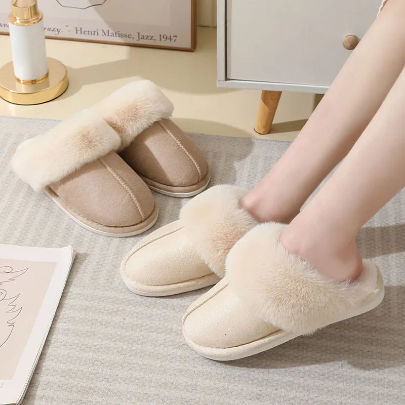 Fuzzy Plush House Slippers (photo 7)