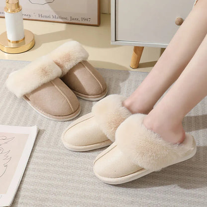 Fuzzy Plush House Slippers (photo 7)