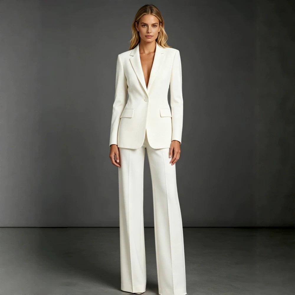 Women's Slim-Fit Blazer and Trousers Two-Piece Set (photo 6)