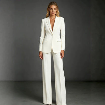 Women's Slim-Fit Blazer and Trousers Two-Piece Set (photo 6)