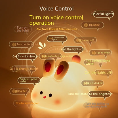 Silicone Bunny Night Light with Touch Control (photo 10)