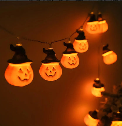 Halloween PVC LED String Lights, Battery Powered (photo 14)