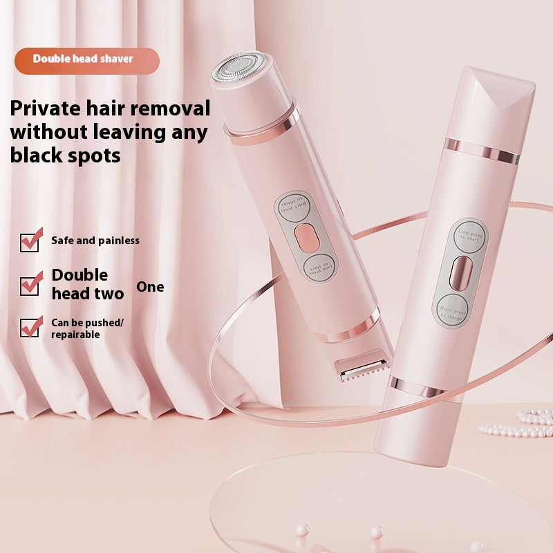 Dual-Head Women's Electric Shaver, USB Rechargeable (photo 7)