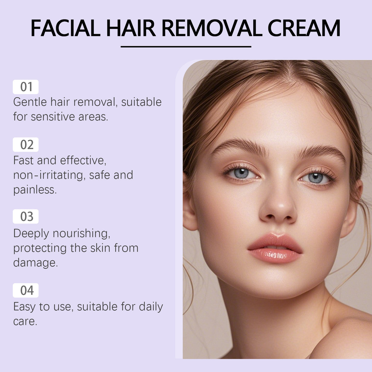 Facial Hair Removal Cream, 30 g (photo 3)