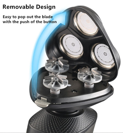 Rotary Electric Shaver with Pop-Up Trimmer, USB Rechargeable (photo 2)