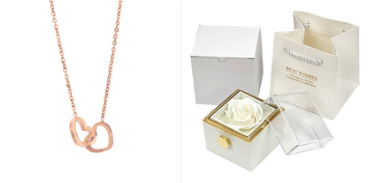 Rotating Soap Rose Jewelry Gift Box (photo 17)