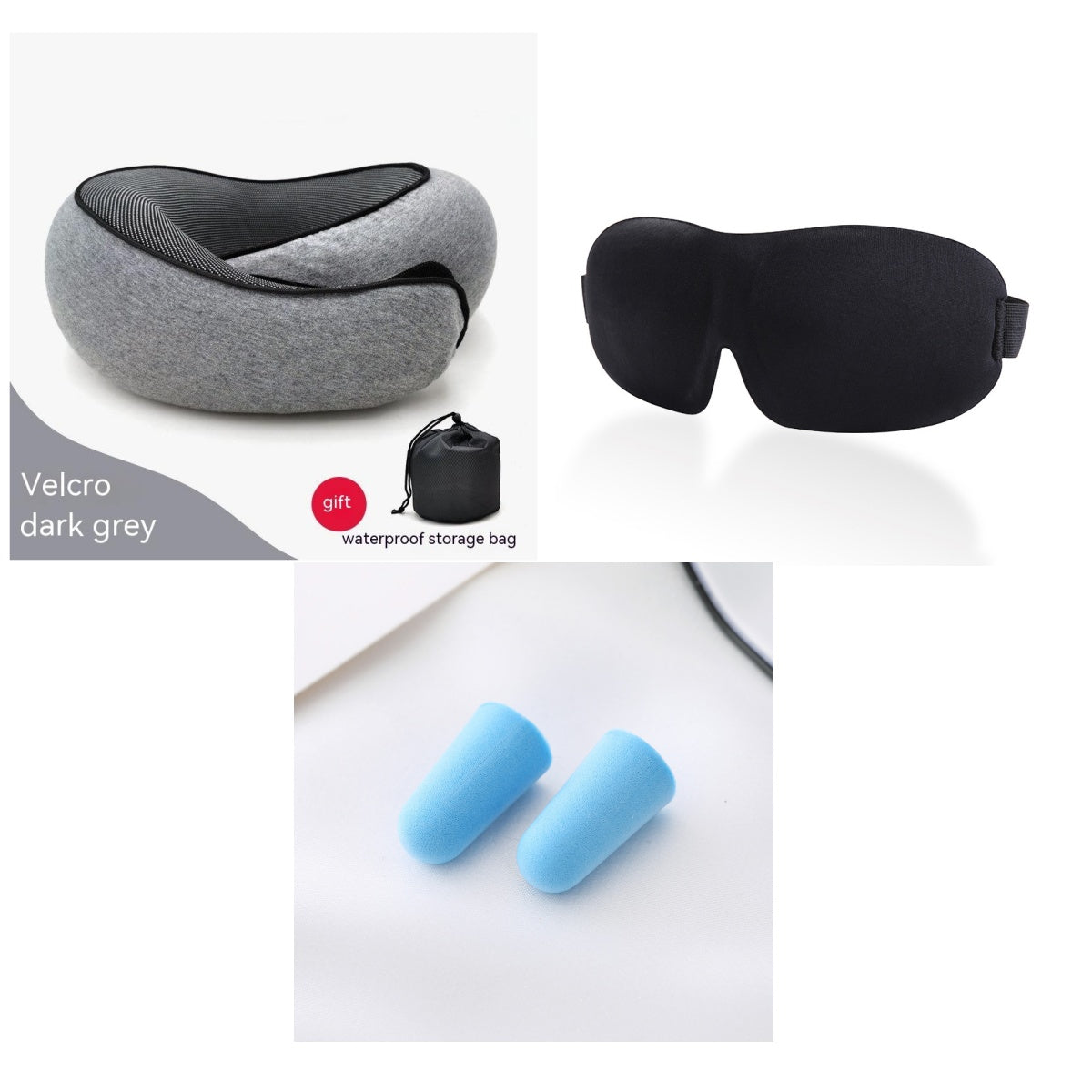 Memory Foam U-Shaped Travel Neck Pillow (photo 35)