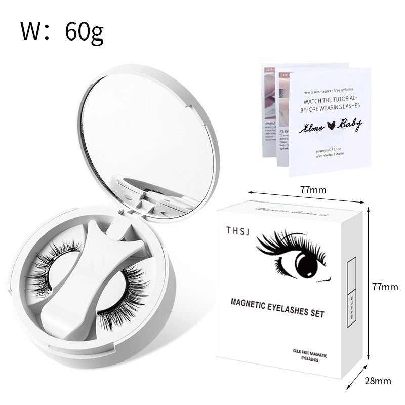Magnetic False Eyelashes with Applicator and Case (photo 6)