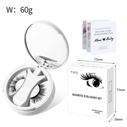 Magnetic False Eyelashes with Applicator and Case (photo 6)
