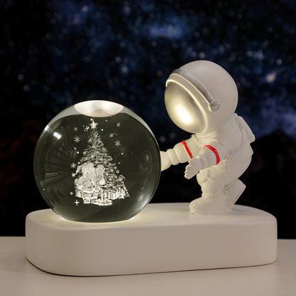 Astronaut Crystal Ball Night Light, 6 cm (photo 9)