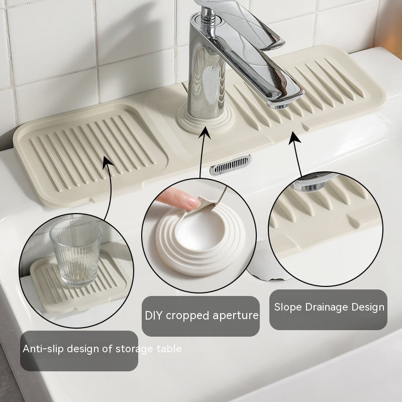 Silicone Faucet Splash Guard Mat (photo 2)