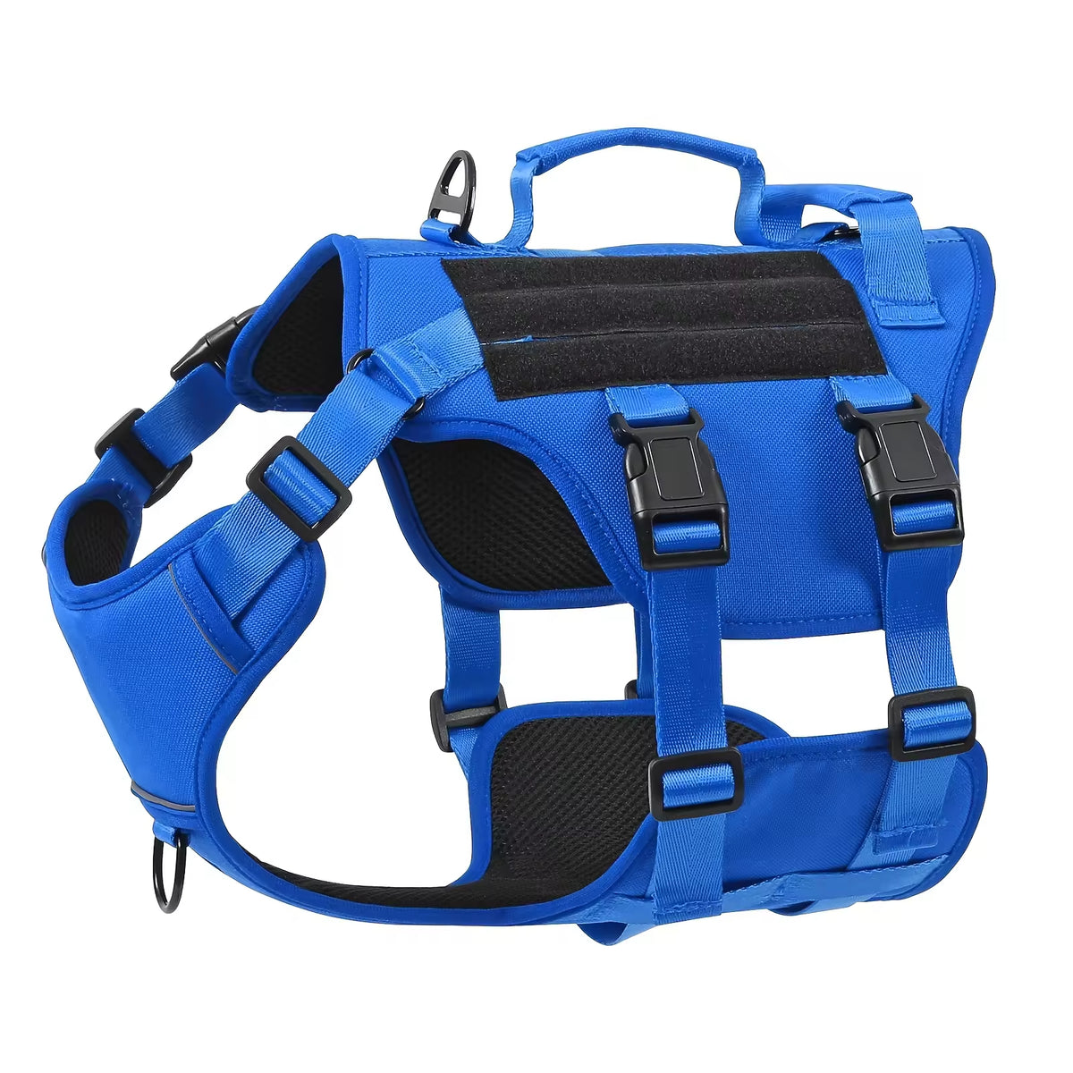 Tactical Nylon Dog Harness with Handles, Adjustable (photo 9)